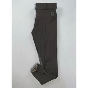 Mary's Tack & Feed MTF Ribb Low Rise Breeches, Equestrian Pants in Charcoal. 26.